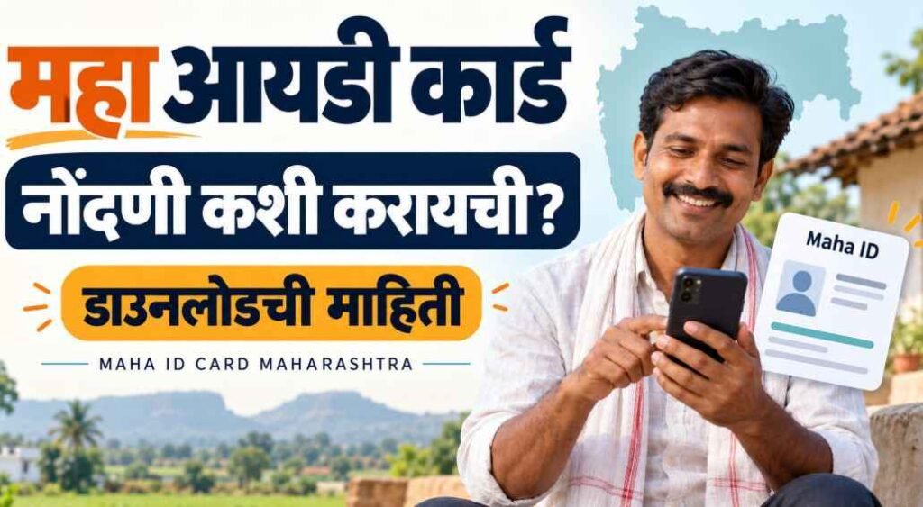 Maha ID Card Maharashtra — महा आयडी नोंदणी आणि डाउनलोडची माहिती.